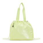 Elmar Lacquered Drawstring Tote Bag