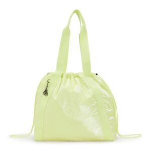 Elmar Lacquered Drawstring Tote Bag