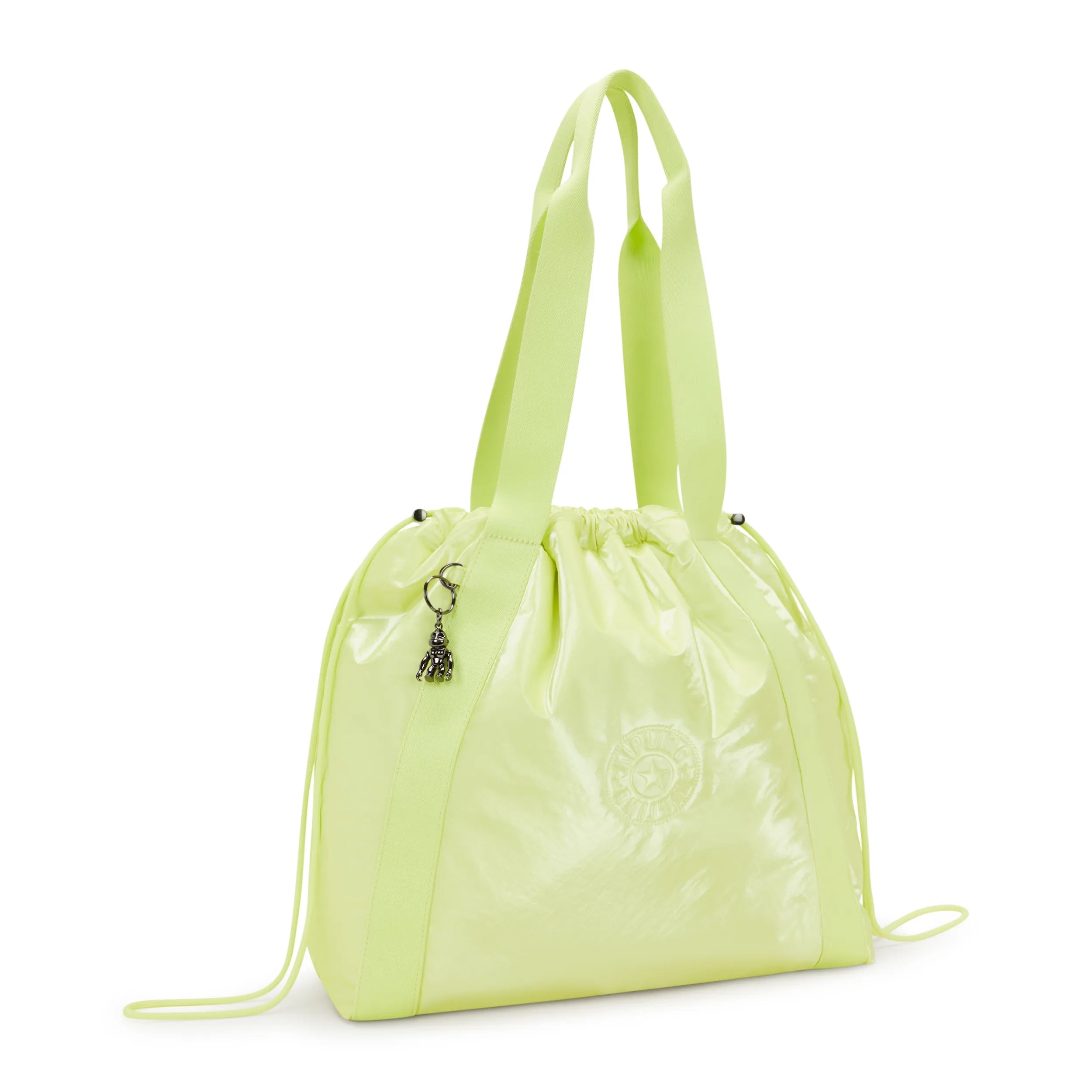 Elmar Lacquered Drawstring Tote Bag - Image 5