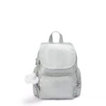City Zip Mini Metallic Backpack
