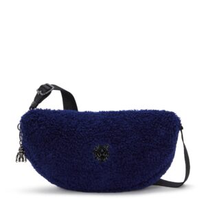 Julissa Small Fuzzy Crescent Crossbody Bag