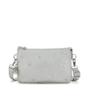 Riri Studded Metallic Crossbody Bag