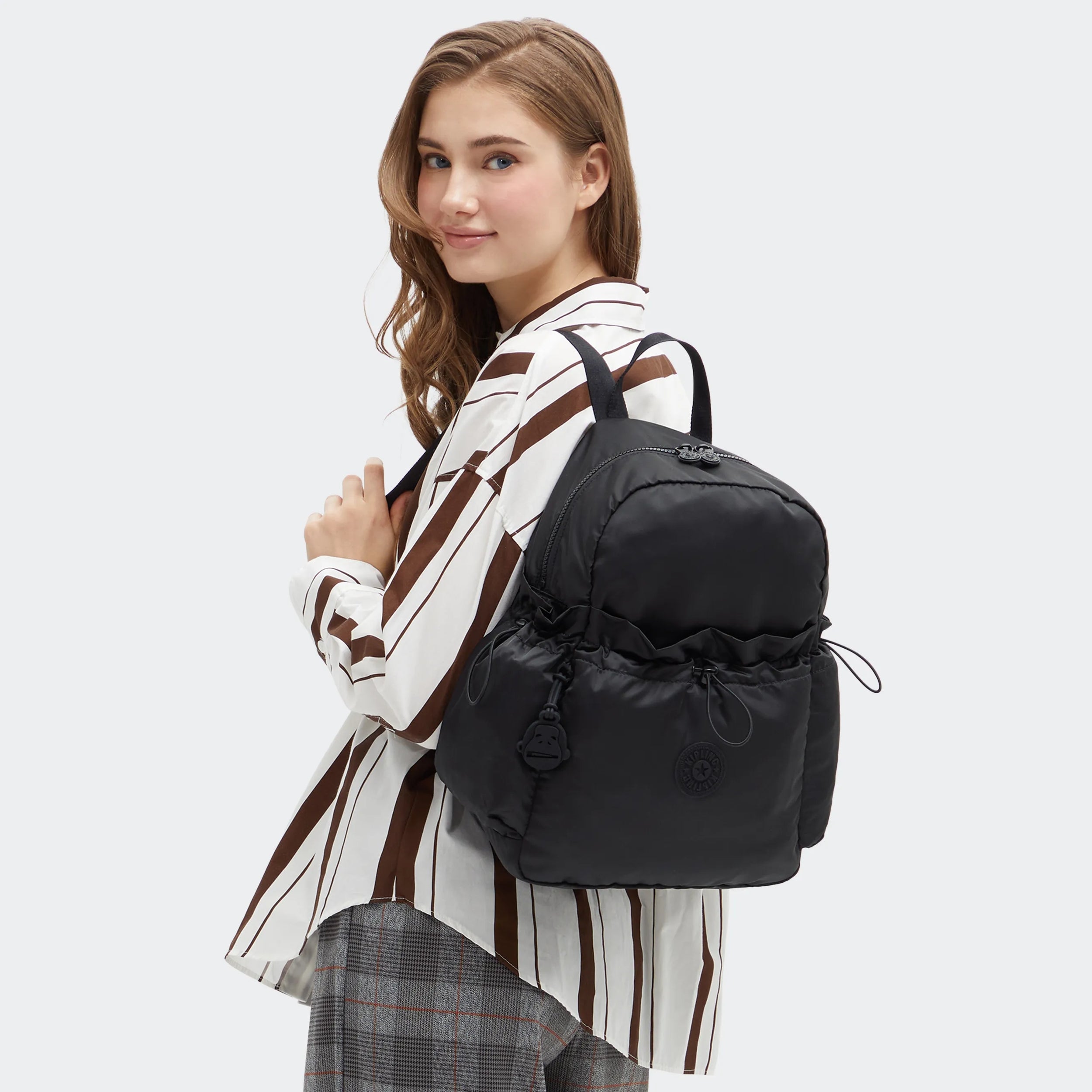 Amita Smooth Satin Backpack - Image 2