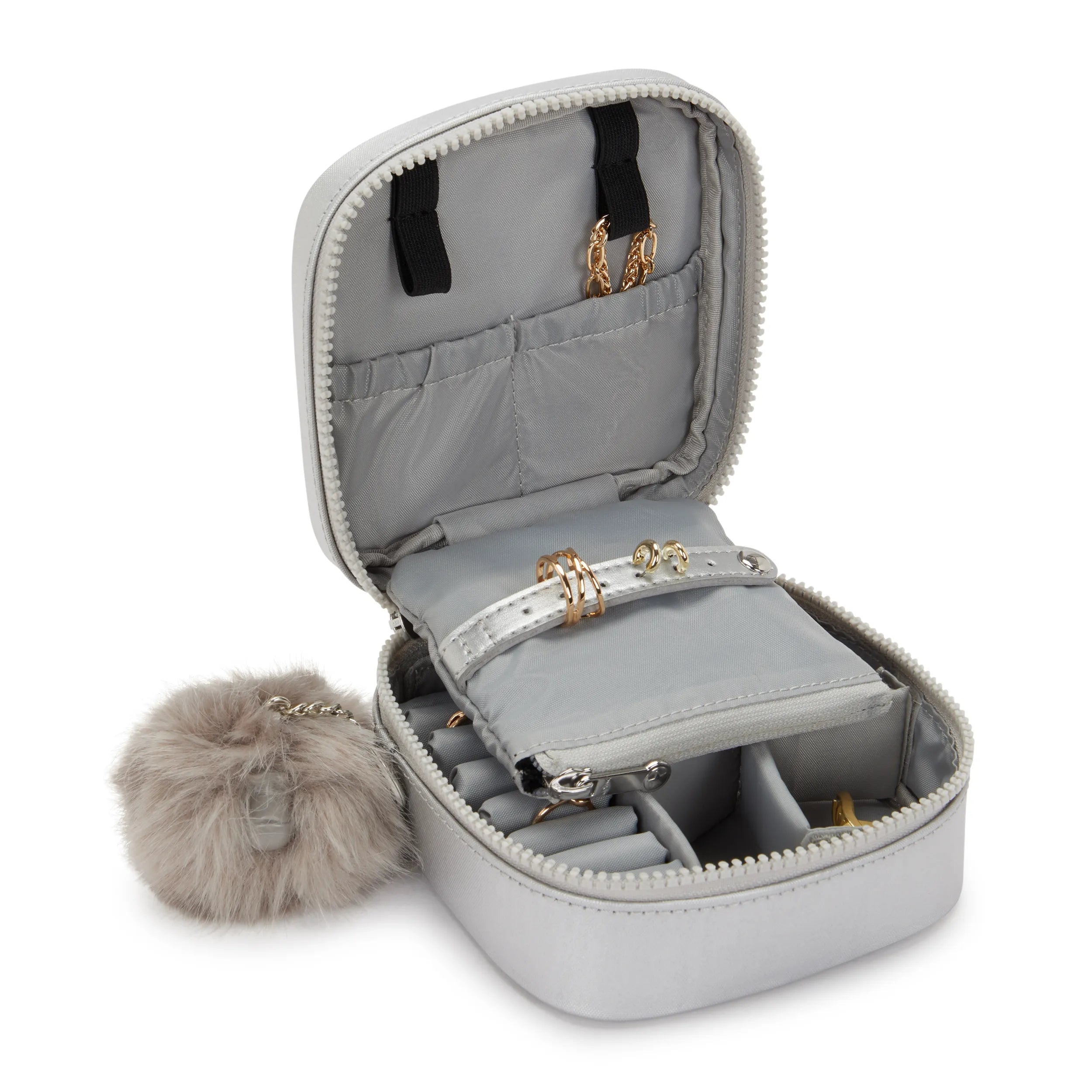 Luz Metallic Jewelry Pouch - Image 3